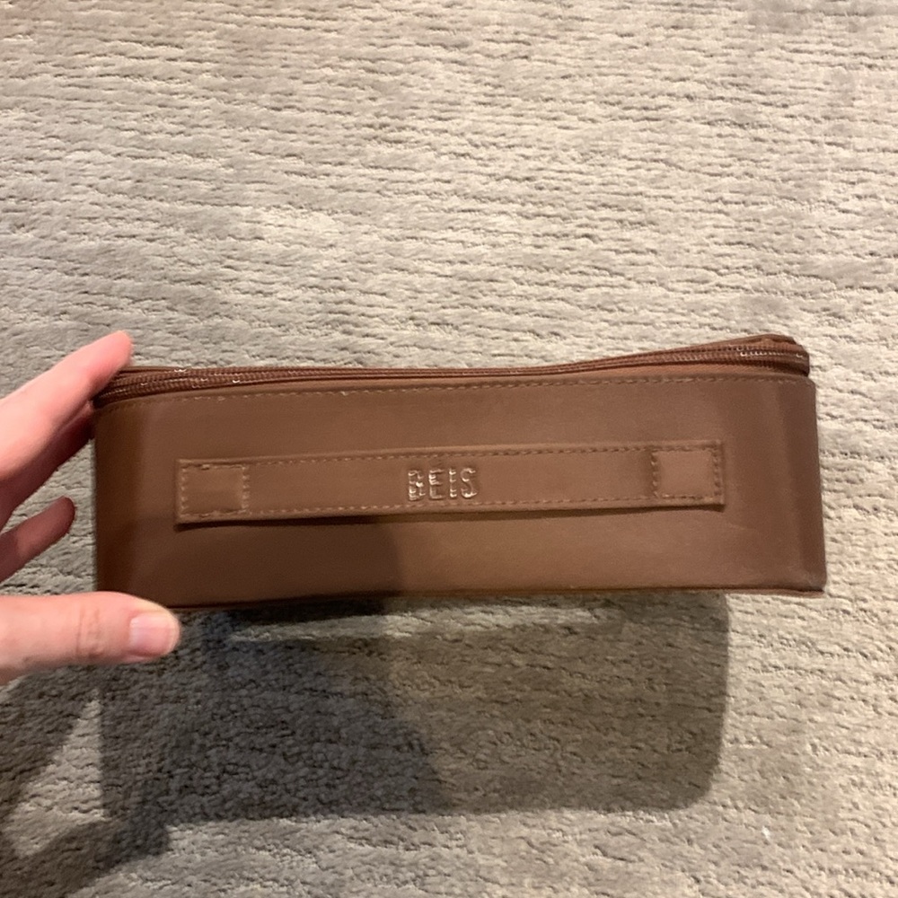 BEIS Clear Travel Pouch Set in Brown - Picture 7 of 8